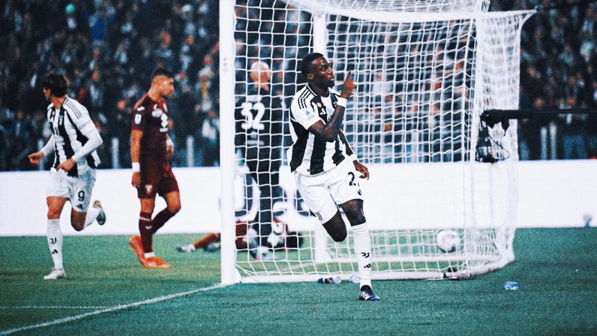 Time Weah scores for Juventus in Turin derby win with father, George Weah, in attendance