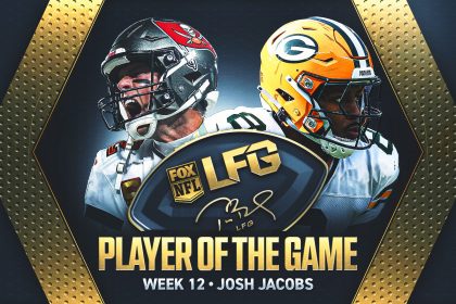 Tom Brady's LFG Player of the Game for Week 12: Packers RB Josh Jacobs