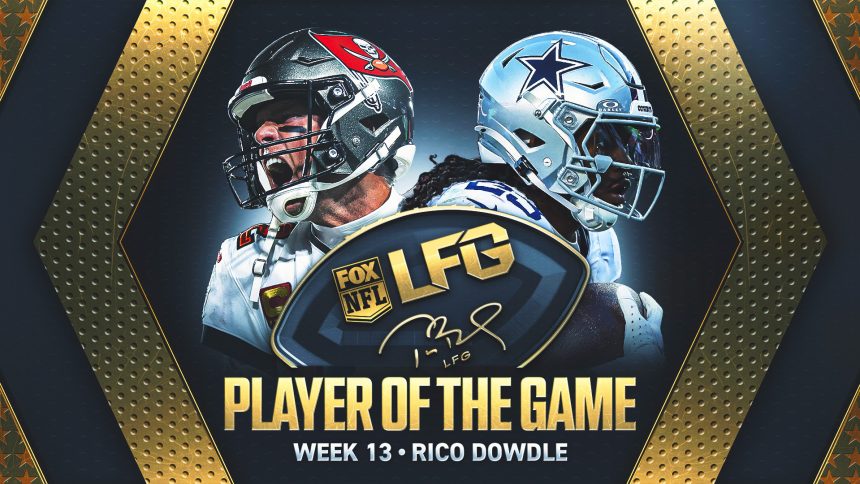 Tom Brady's LFG Player of the Game for Week 13: Cowboys RB Rico Dowdle