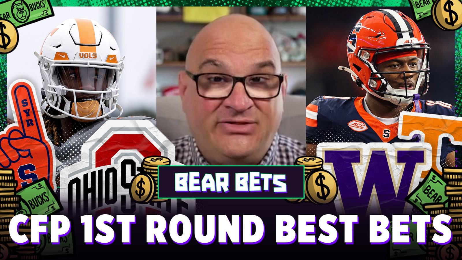 Syracuse vs. Washington, Ohio State vs. Tennessee: CFP First Round Best Bets 