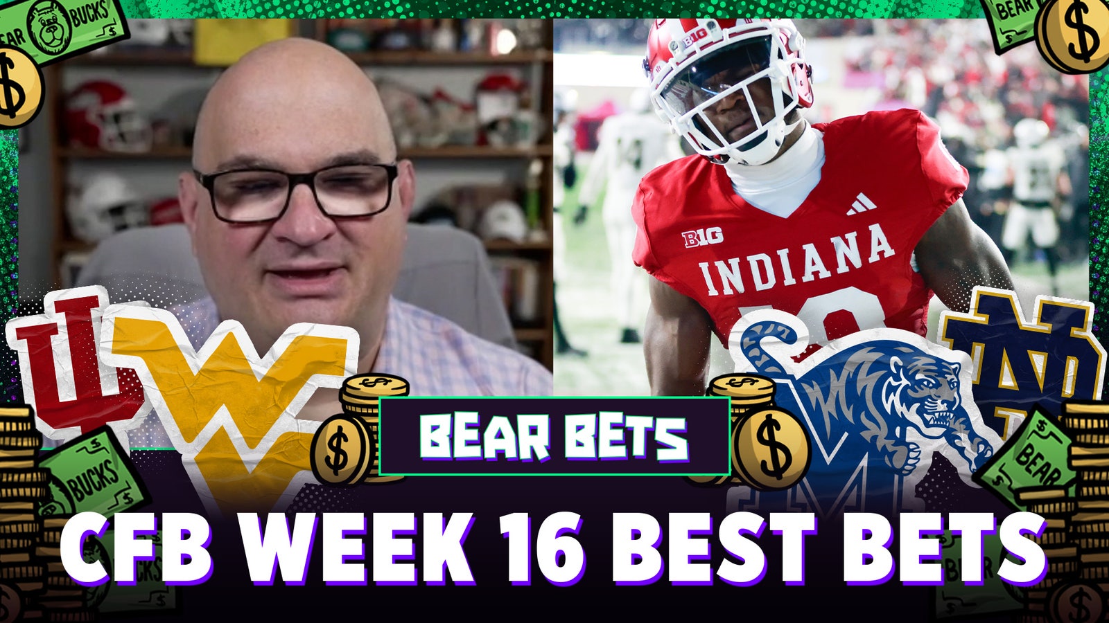 Indiana vs. Notre Dame, Memphis vs. West Virginia best bets