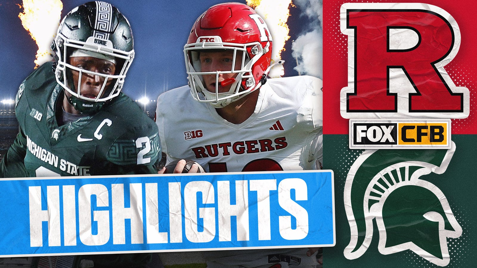 Rutgers Scarlet Knights vs. Michigan State Spartans Highlights