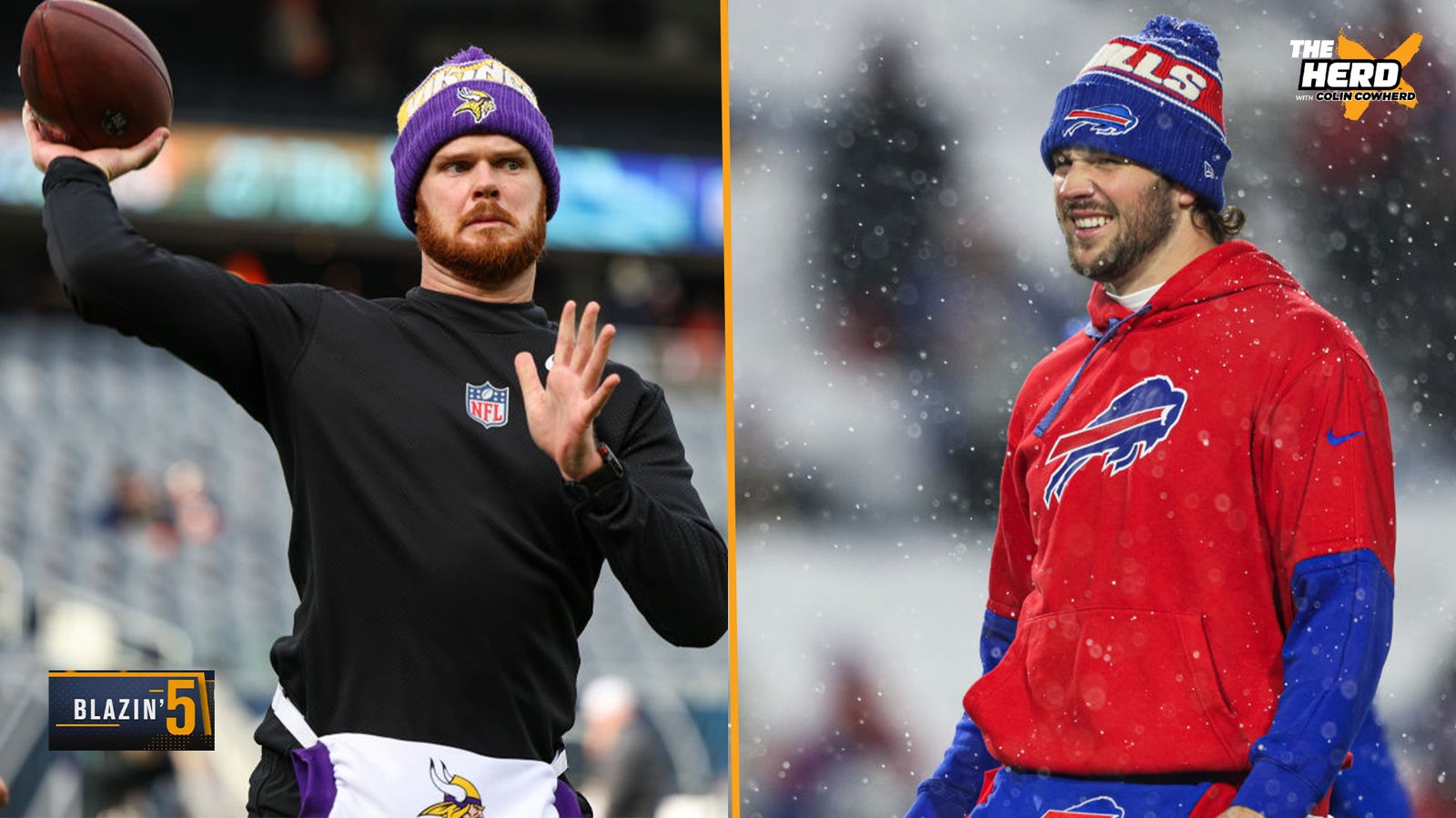 Blazin' 5: Vikings (-5.5) beat struggling Falcons, Bills (-3.5) knock out Rams in Week 14