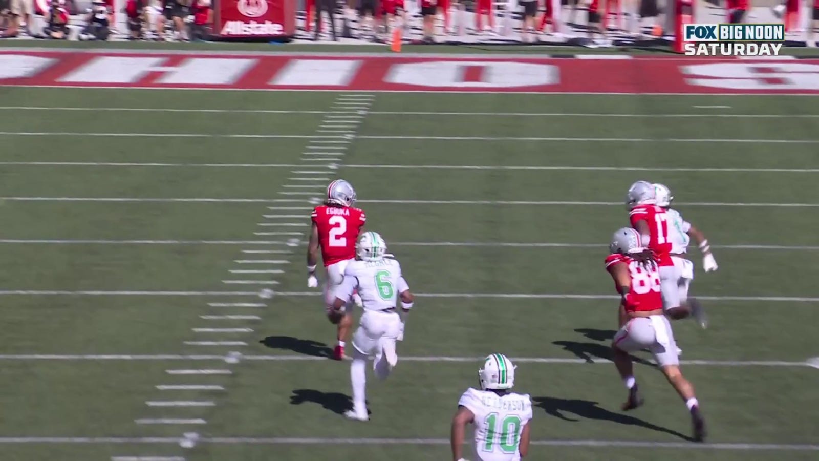 Ohio State's Emeka Egbuka shows off ELITE speed on 68-yard TD