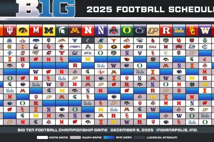 Big Ten Conference releases 2024 football schedule