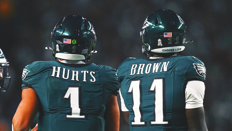 Jalen Hurts, A.J. Brown say they’re 'good' after Eagles teammate suggests rift