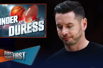 JJ Redick, Kirk Cousins and Jim Harbaugh are Under Duress | First Things First