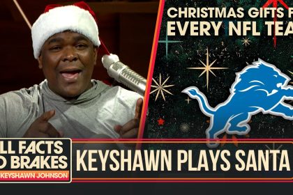 Keyshawn Johnson hands out Christmas gifts to every NFL team! | Bonus Clip