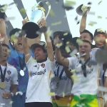 LA Galaxy Full 2024 MLS Cup Championship trophy ceremony | FOX Soccer