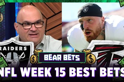 Las Vegas Raiders and AJ Brown OVERS are the best bets in the NFL in Week 15