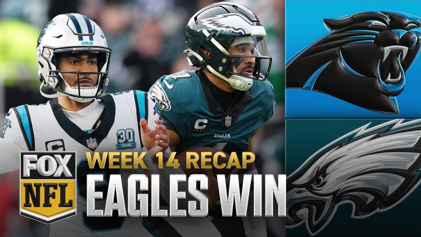 Mark Sanchez, Adam Amin, and Dave Helman break down Eagles' narrow win over Panthers | NFL on FOX