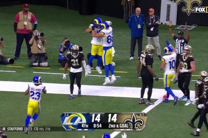 Matthew Stafford links up with Puka Nacua for a seven-yard TD, giving Rams the lead over Saints | NFL Highlights