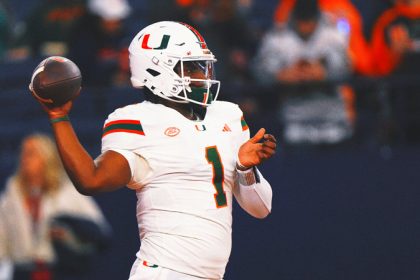 Miami's Cam Ward sets NCAA's Division I record for career touchdown passes