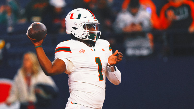 Miami's Cam Ward sets NCAA's Division I record for career touchdown passes