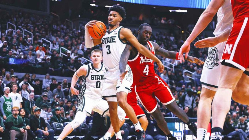 Michigan State ruins Nebraska's Big Ten opener with 89-52 win