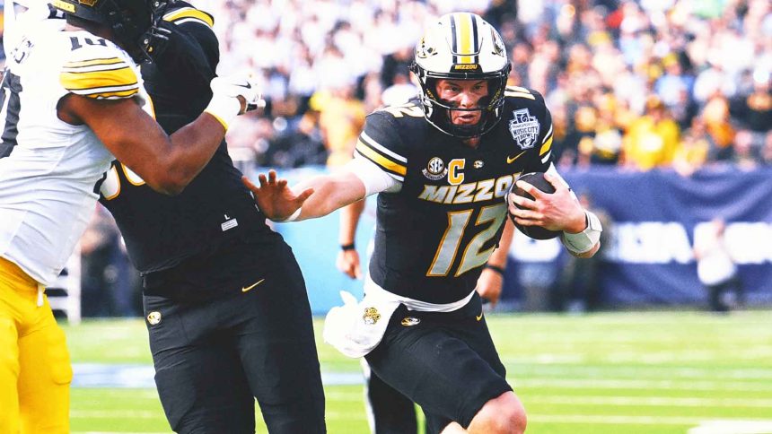 Missouri rallies from 10 down, beats Iowa 27-24 in the Music City Bowl