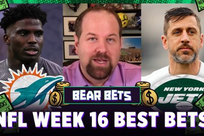 New York Jets and Tyreek Hill OVERS are Best Bets for NFL Week 16 | Bear Bets