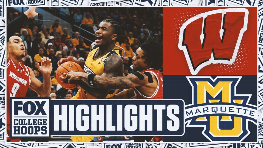 No. 11 Wisconsin Badgers vs. No. 5 Marquette Golden Eagles Highlights | FOX College Hoops