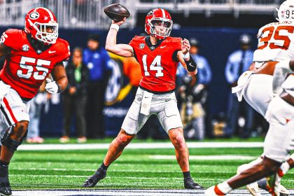 No. 2 Georgia turning to backup QB Gunner Stockton in CFP quarterfinal