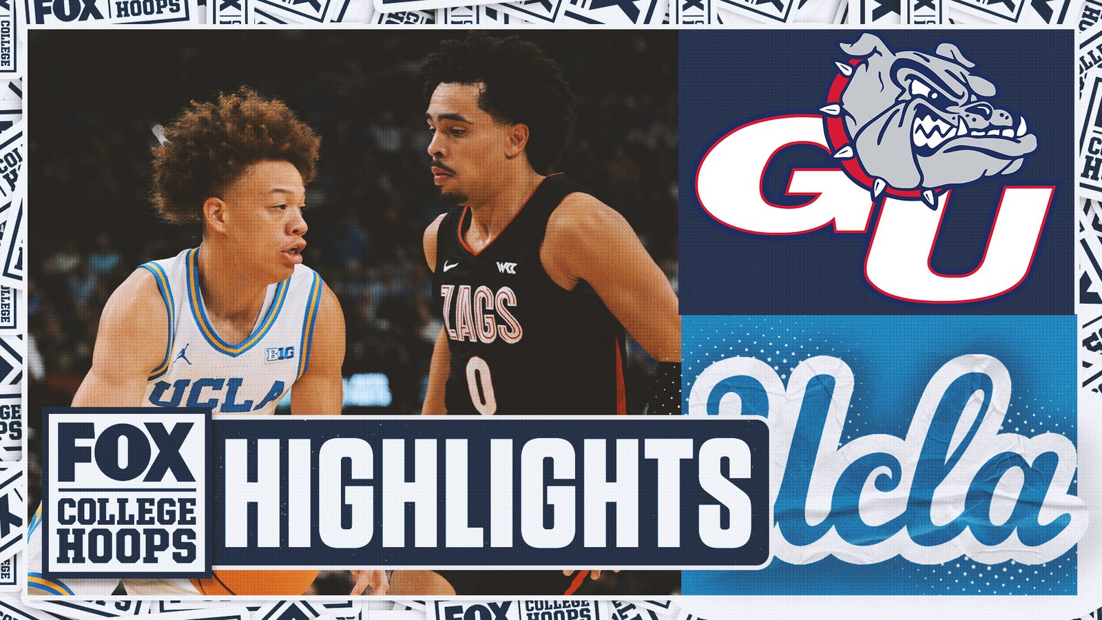 No. 14 Gonzaga Bulldogs vs. No. 22 UCLA Bruins Highlights | CBB on FOX