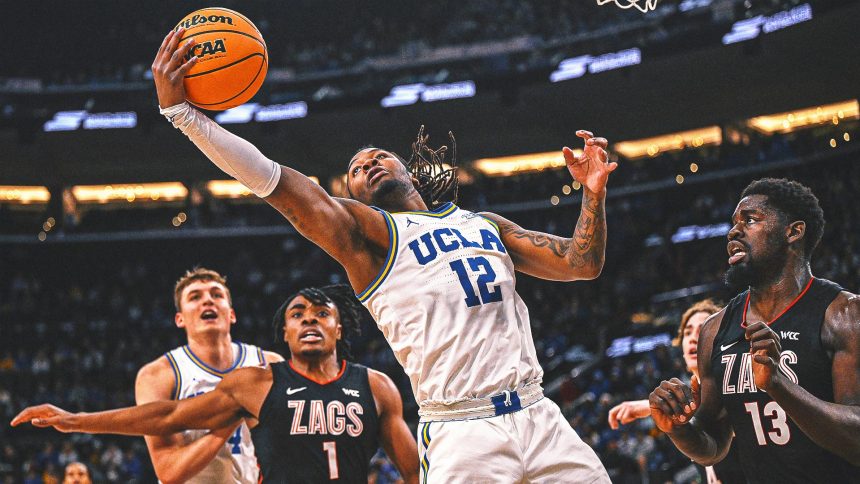 No. 22 UCLA tops No. 14 Gonzaga in first college hoops game at Intuit Dome