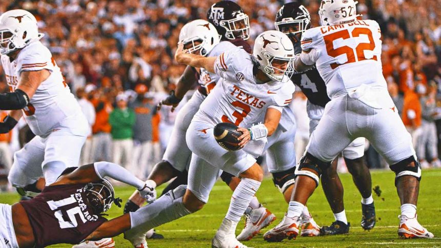 No. 3 Texas advances to SEC title game with 17-7 win over No. 20 Texas A&M