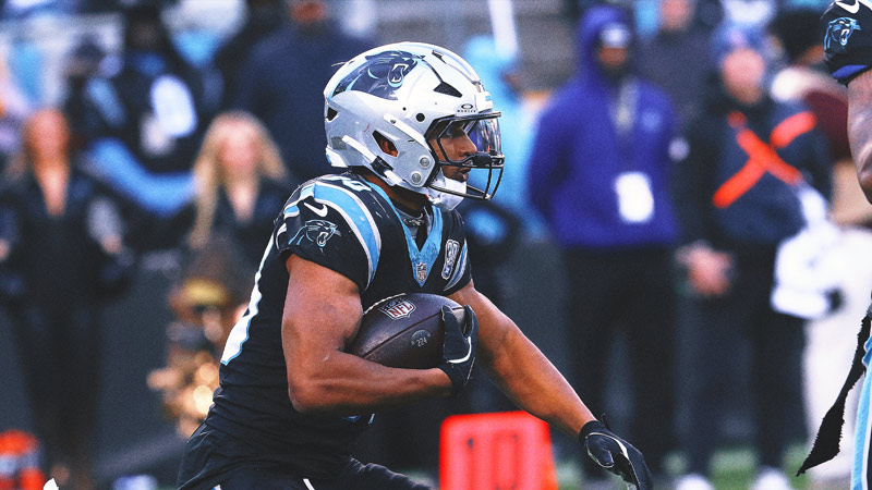 Panthers' 1,000-yard rusher Chuba Hubbard (calf) on IR for final two games