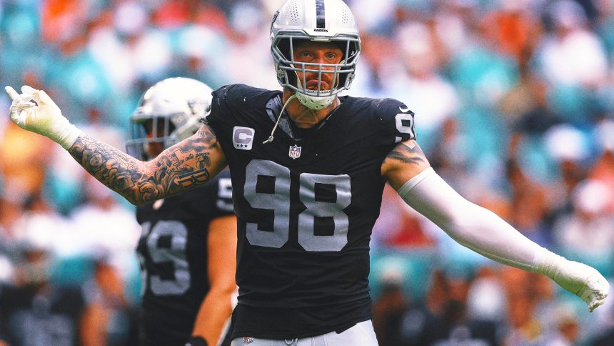 Raiders star Maxx Crosby says he's undergoing season-ending surgery