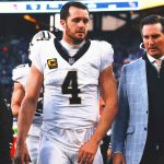 Saints QB Derek Carr in concussion protocol, week-to-week with hand injury