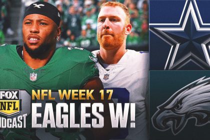 Saquon Barkley makes HISTORY in Philadelphia Eagles' win vs. Cooper Rush, Cowboys | NFL on FOX Pod