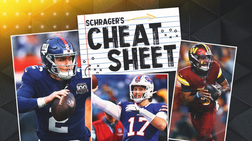 Schrager's Cheat Sheet: Commanders' impressive rise; Giants' disastrous win