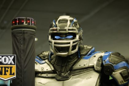 Super Bowl LIX: Cleatus has trouble going through a metal detector at the New Orleans Superdome