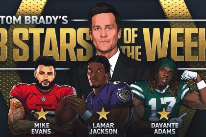 Tom Brady's 3 Stars of Week 15, including Ravens' Lamar Jackson