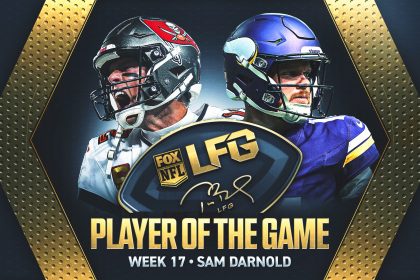 Tom Brady's LFG Player of the Game for Week 17: Vikings QB Sam Darnold