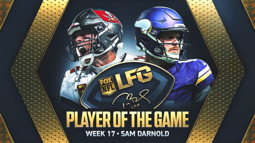 Tom Brady's LFG Player of the Game for Week 17: Vikings QB Sam Darnold