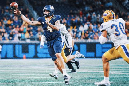 Tucker Gleason takes over as Toledo beats Pitt 48-46 in bowl-record 6 overtimes