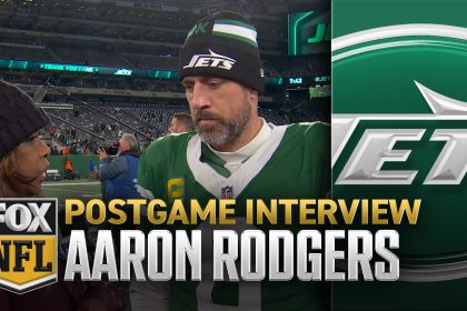 Aaron Rodgers discusses Jets future after dominant win over Dolphins | NFL on FOX