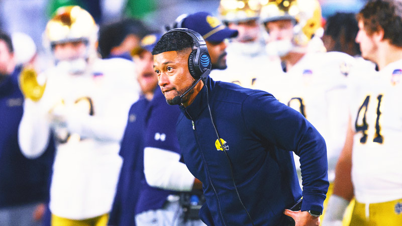 Bears’ thorough coaching search could include Notre Dame’s Marcus Freeman