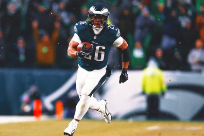 Eagles RB Saquon Barkley's historic 2024 season by the numbers