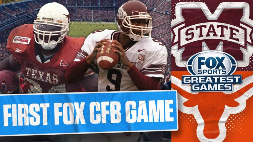 FIRST FOX CFB BROADCAST (1999 Cotton Bowl): Mississippi State vs Texas Highlights | FOX CFB Classics