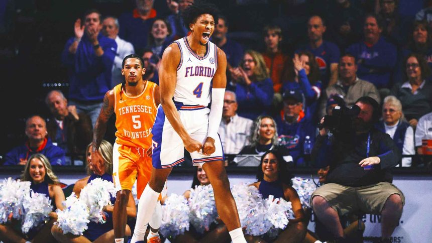 Florida topples last unbeaten team, stifling top-ranked Tennessee 73-43