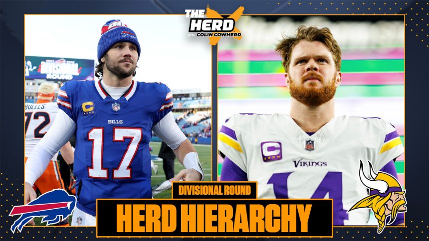 Herd Hierarchy: Bills climb up, Vikings on edge after loss going into Divisional Round | The Herd