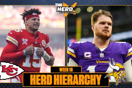 Herd Hierarchy: Chiefs sit on top, Vikings march on to 2025 heading into Week 18 | The Herd