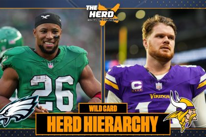 Herd Hierarchy: Eagles, Vikings sit in middle of Colin's Top 10 of Wild Card Weekend | The Herd