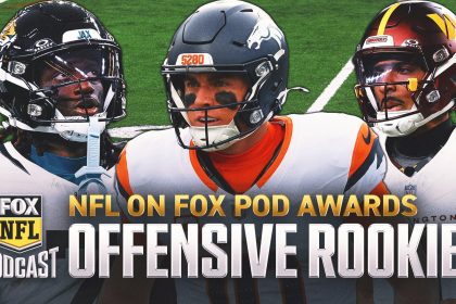 Jayden Daniels, Brian Thomas Jr. and Bo Nix headline NFL on FOX's rookie award | NFL on FOX Pod