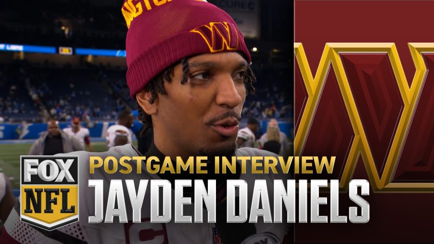 Jayden Daniels on Commanders' win vs. Lions to advance to NFC Championship: 'It's a surreal moment'