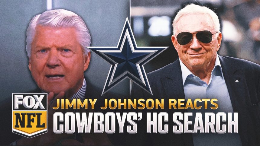 Jimmy Johnson REACTS to Cowboys' head coaching search | NFL on FOX