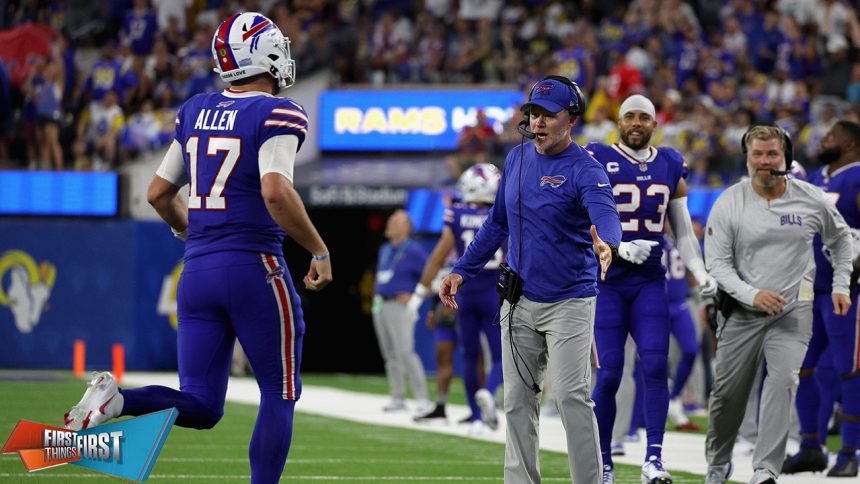 Josh Allen’s confidence in Sean McDermott to bring the Buffalo Bills to the next level | First Things First