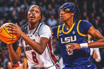 Joyce Edwards, No. 2 South Carolina hand No. 5 LSU first loss of season