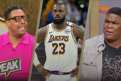 Keyshawn & Paul react to LeBron James take: NBA Players can transition to Football easier than NFL players to Basketball | Speak